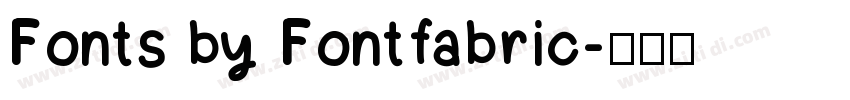 Fonts by Fontfabric字体转换